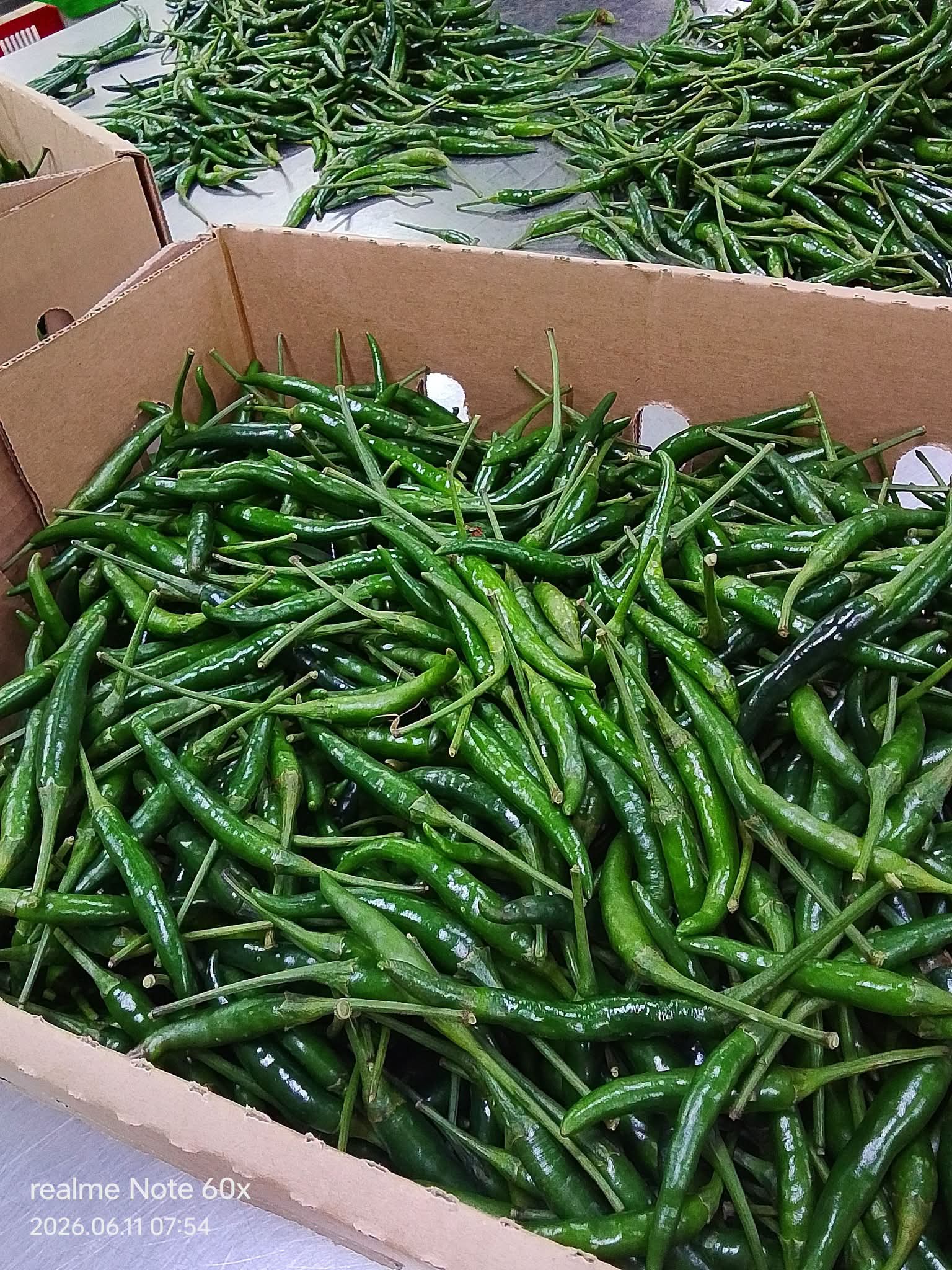 Green Bird's Eye Chillies